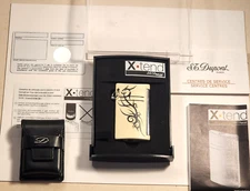 X-TEND S.T. DUPONT PARIS CIGAR TORCH LIGHTER in BOX with LEATHER CASE