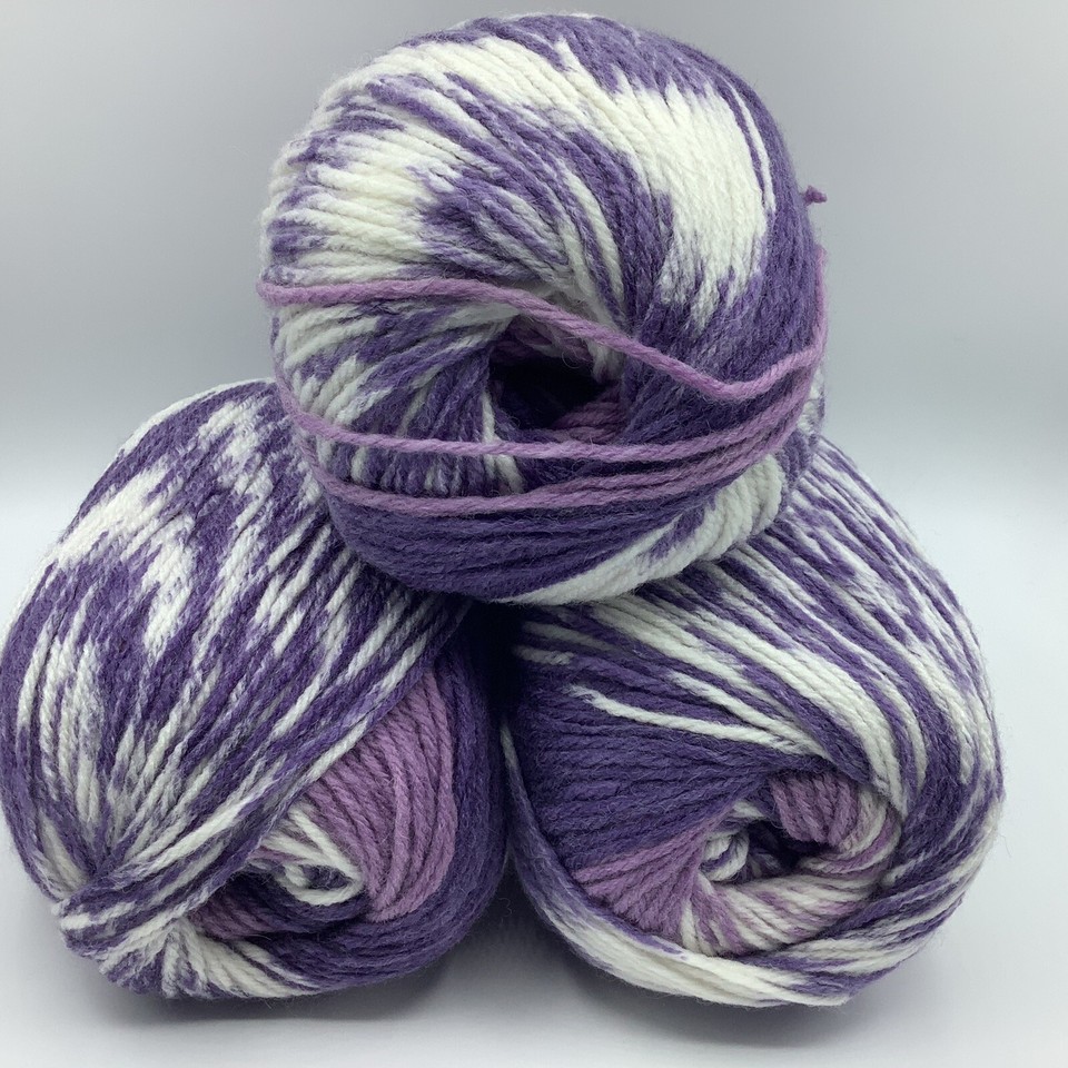 Bundle job lot Knitting/crochet Yarn 3 Balls 420g Total Weighttu24 eBay