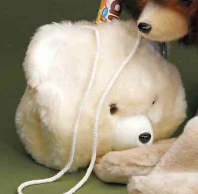 FÖRSTER STOFFTIERE FÖRSTER Kuschelkamerad Wärmespender mit Bärengesicht Handmuff hell 27 cm #9990