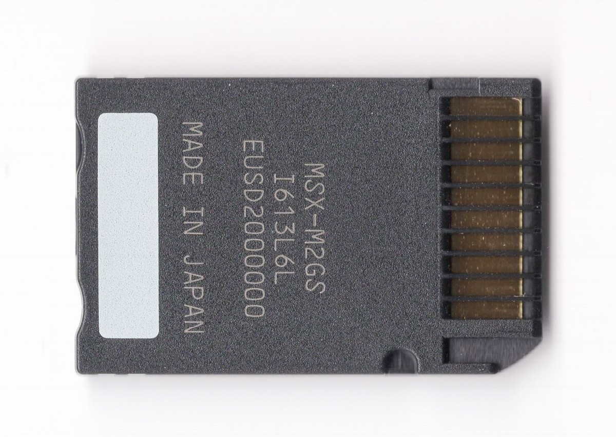 Sony 2GB Memory Stick Pro Duo MSX-M2GS Genuine Memory Card