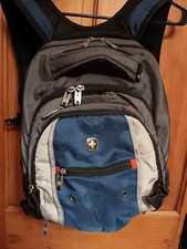 Wenger Swissgear Backpack for 16" Laptop Black/Blue Shock Absorbing Hiking