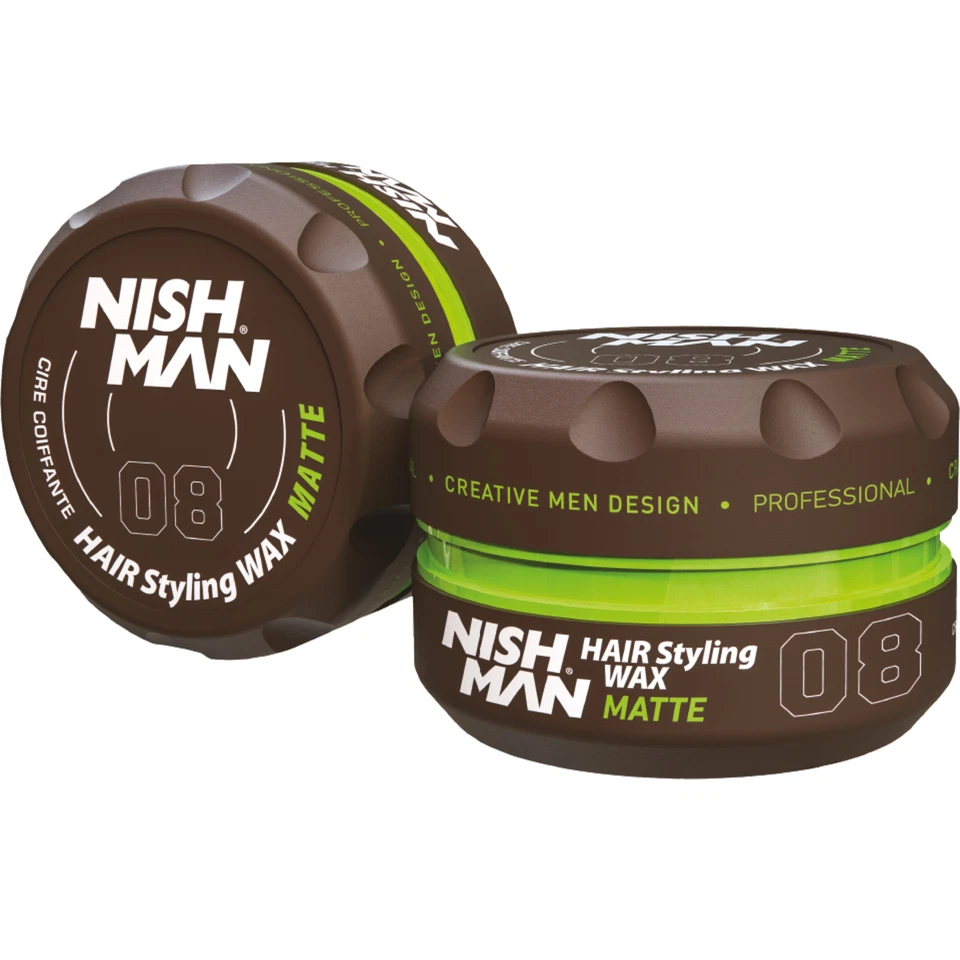 Nishman 08 Hair Styling Wax Matte 150ml Revolutionäre Haarstyling-Pomade