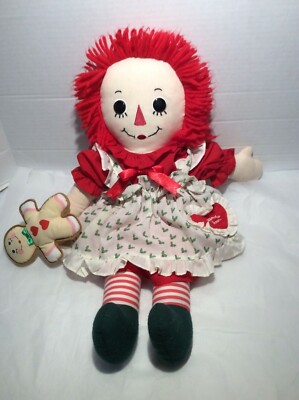 2005 Russ Raggedy Ann Hasbro Rag Doll gingerbread boy Original