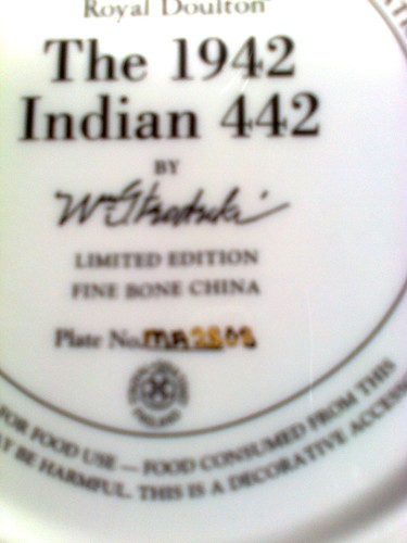 MOTORCYCLE PLATE - Picture 3 of 3