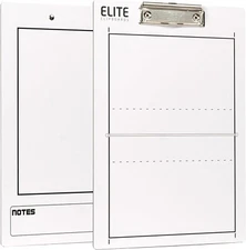 Elite Clipboards Volleyball White Dry Erase Coaches Clipboard