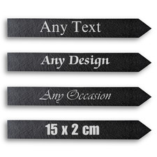 Personalised Slate Allotment Sign Plant Markers Peg Label Planter Any Text Gifts