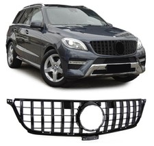 Kühlergrill Schwarz passt passend für Mercedes ML W166 bis 2015 Sport-Panamerica Kühlergrill Schwarz passt passend für Mercedes ML W166 bis 2015 Sport-Panamerica