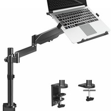 Universal Adjustable 10 to 15.6 inch Laptop Mount for Desk, Single Tension