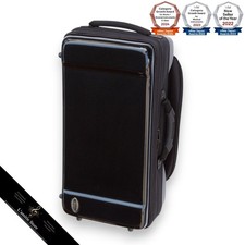 Bags EC2TRM MBLK Fiber Trumpet case for 2 instruments Modern stylish design