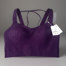 Lululemon Like a Cloud Ribbed Longline Bra D/DD Light Support DMMG NWT Size 6