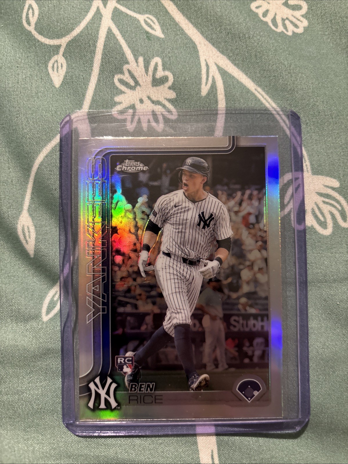 2025 Topps Chrome - Ben Rice #139 Refractor (RC)