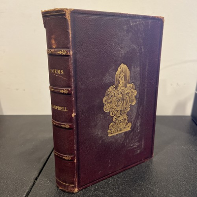 #ad 1837 POETICAL WORKS OF THOMAS CAMPBELL Including THEODORIC amp; Many New Pieces $100.00