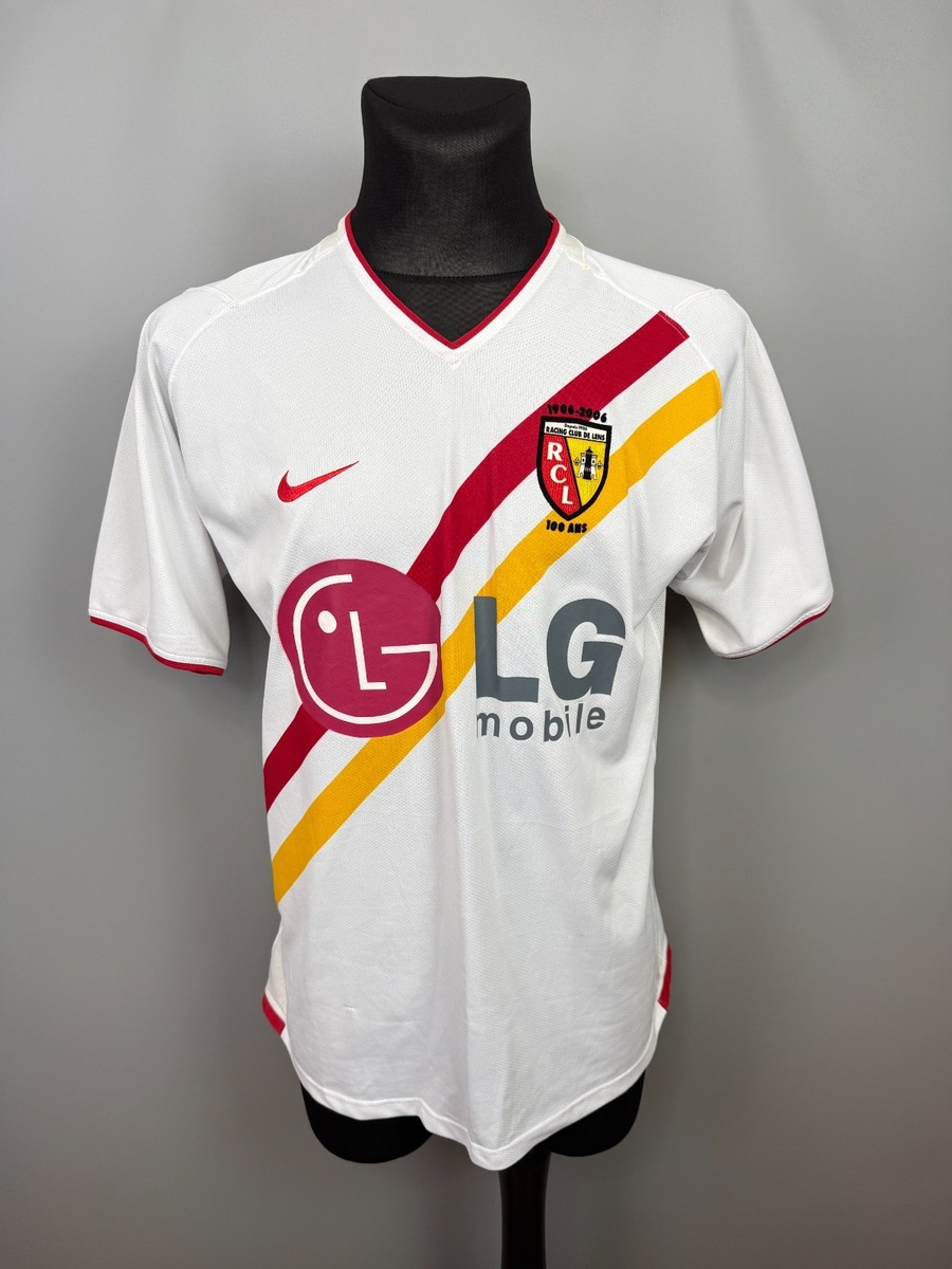 RC LENS 2006 2007 AWAY SHIRT FOOTBALL SOCCER JERSEY NIKE MENS SIZE