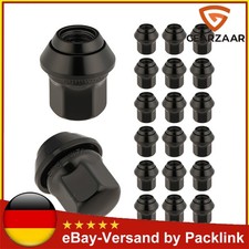 Radmuttern Muttern Schrauben M12x1,5 für Ford Mondeo Alufelgen 20Pcs 20x Schwarz