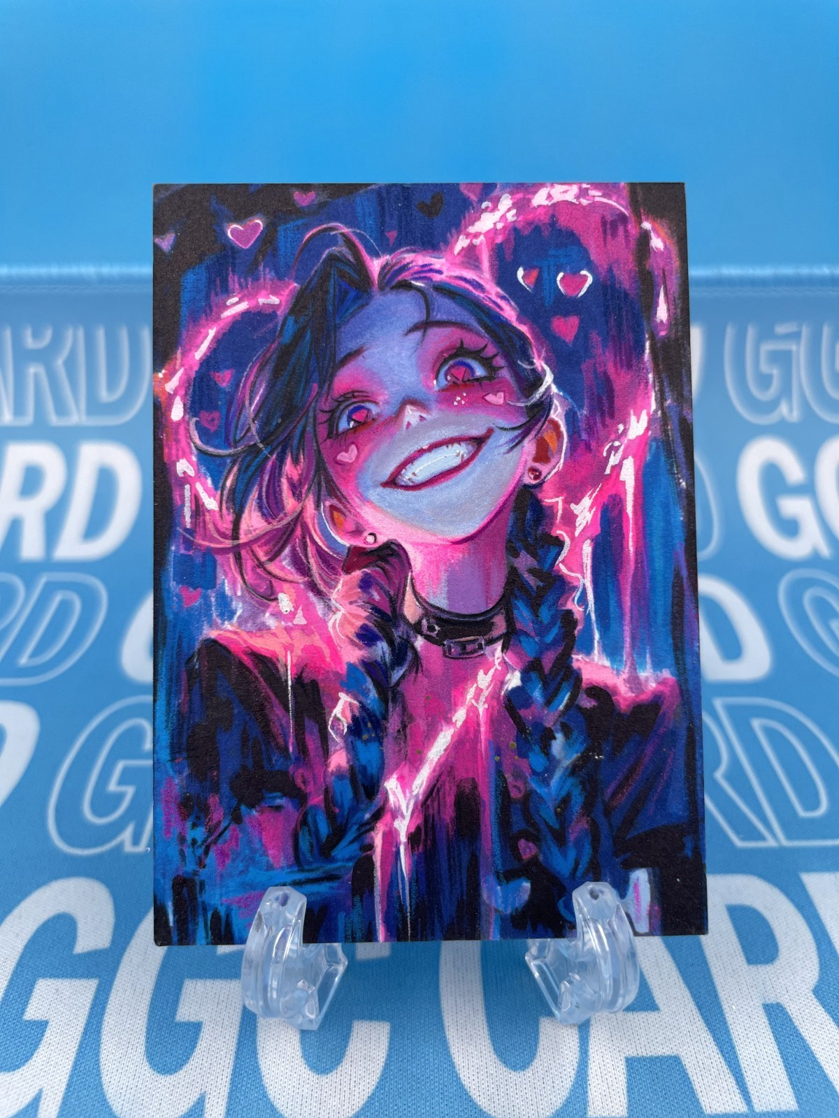 GGC Studio League of Legends Jinx Artist Hand Drawn Auto Sketch Card 1/1