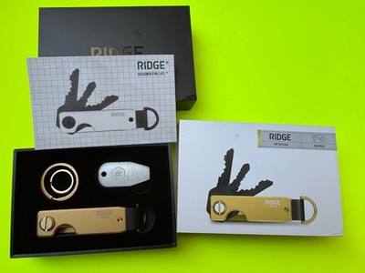  Ridge Key Case 24 Karat Gold Box keychain Key organizer Smart Holder KEYCASE