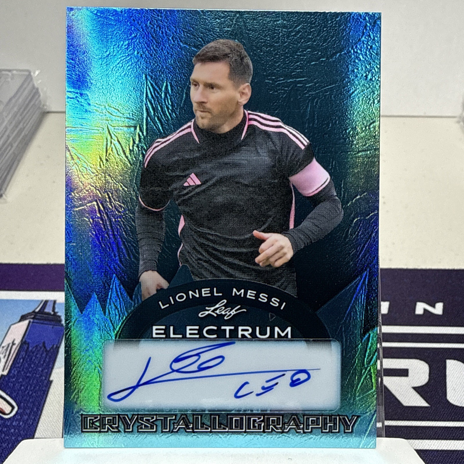 2024 Leaf Electrum Lionel Messi Crystallography Auto #5/6