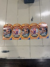  LOT OF 5  Disney Lorcana Wilds Unknown Sleeved Booster Pack SEALED NEW 