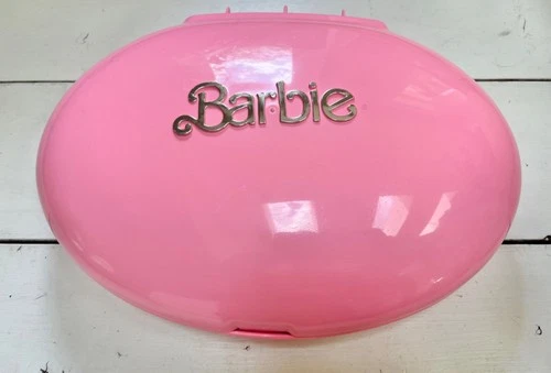 Vintage Barbie Jewel Secrets Pink Case 1980 Mattel Jewelry Toy Playset Mirror