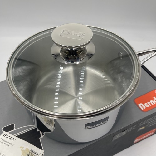 Berndes Tricion 3.5qt Saucepan Stainless Steel Induction Conventional NOS - Picture 5 of 9