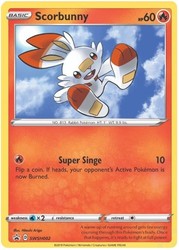 Scorbunny SWSH002 Sword & Shield Black Star Promo Holo