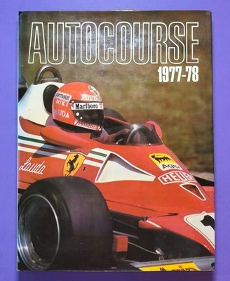 altes Buch Autocourse 1977-78 Formel 1 LeMans, Lauda Ferrari, BMW Alpina, Wolf..