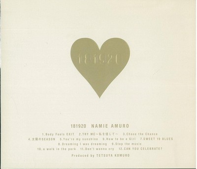 CD Namie Amuro 181920 Japan Music (1 CD) AVCD-11624 Album | eBay