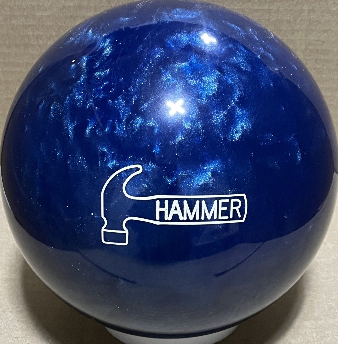 Hammer Blue Pearl Urethane fab Light 16 lb Bowling Ball New in