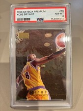 1996 Skybox Premium Kobe Bryant #55 Rookie Card PSA 8 NM-MT. rookie card picture