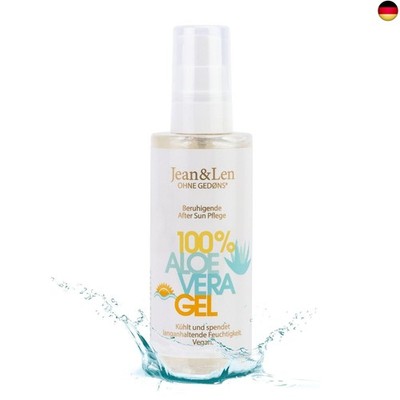 Jean & Len Après Sun Aloe Vera Gel, Unterstützende Pflege bei Sonnenbrand, b