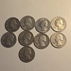 “90% Silver Washington Quarters Lot – 1937–1951 – Various Mint Marks”