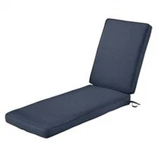Classic Accessories Montlake Patio Chaise Lounge Slip Cover Indigo