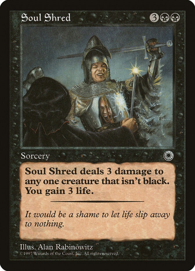 Soul Shred (112) Portal POR MTG Magic