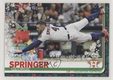 2019 Topps Holiday WalMart Mega Box SP Variation George Springer #HW112 0i1b
