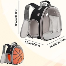 Guinea Pig Backpack, Space Capsule Bubble Window Small Animal Backpack for Guine