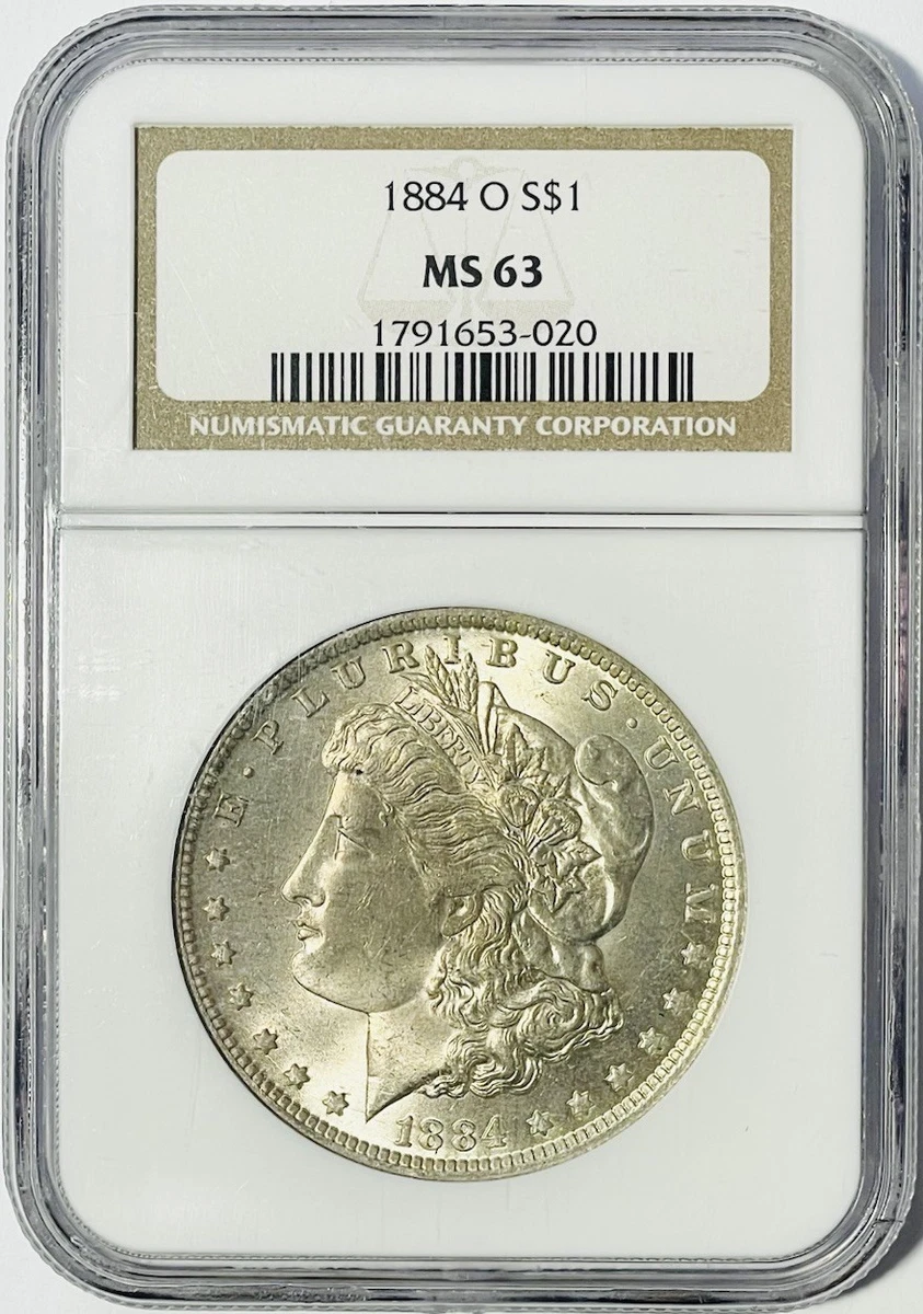 MS 63 Graded 1884 Year Morgan US Dollars (1878-1921) for sale | eBay