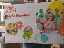 2-In-1 Bouncer  Rocker Duo Gray and Teal Convenient and Portable Rocker and