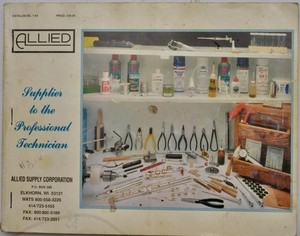 Allied Supply Catalog Brass & Woodwind Tools Parts Pads Cases Repair Tips