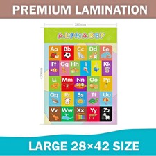 16 Educational Laminated Preschool Posters Set Alphabet Numbers Charts Kids