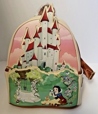 Mini Mochila Loungefly Castillo Blancanieves ✨ Bolso Disney 🎀 Edición Limitada Nueva con Etiquetas