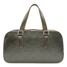 LOUIS VUITTON Monogram Matte Shelton Handbag in Noir Black, M55172 GZl1bgsx