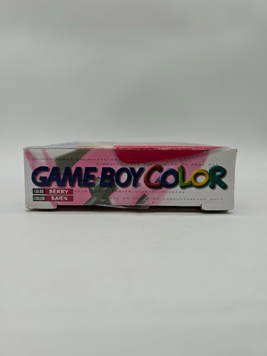 Nintendo Game Boy Color Berry Handheld System Box And Console Very Clean! - Afbeelding 5 van 10