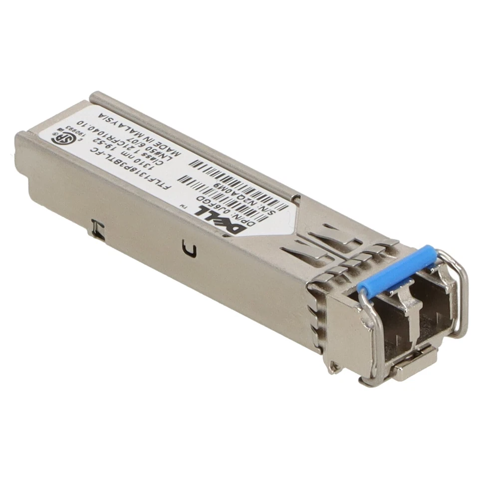 Dell Transceiver Module 1Gb FC 1GbE 1000BASE-LX LW SFP - J6FGD FTLF1318P3BTL-FC