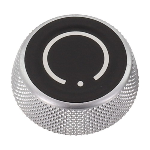 Capuchon de couverture bouton bouton bouton bouton de volume radio argent + noir - Photo 7 sur 12