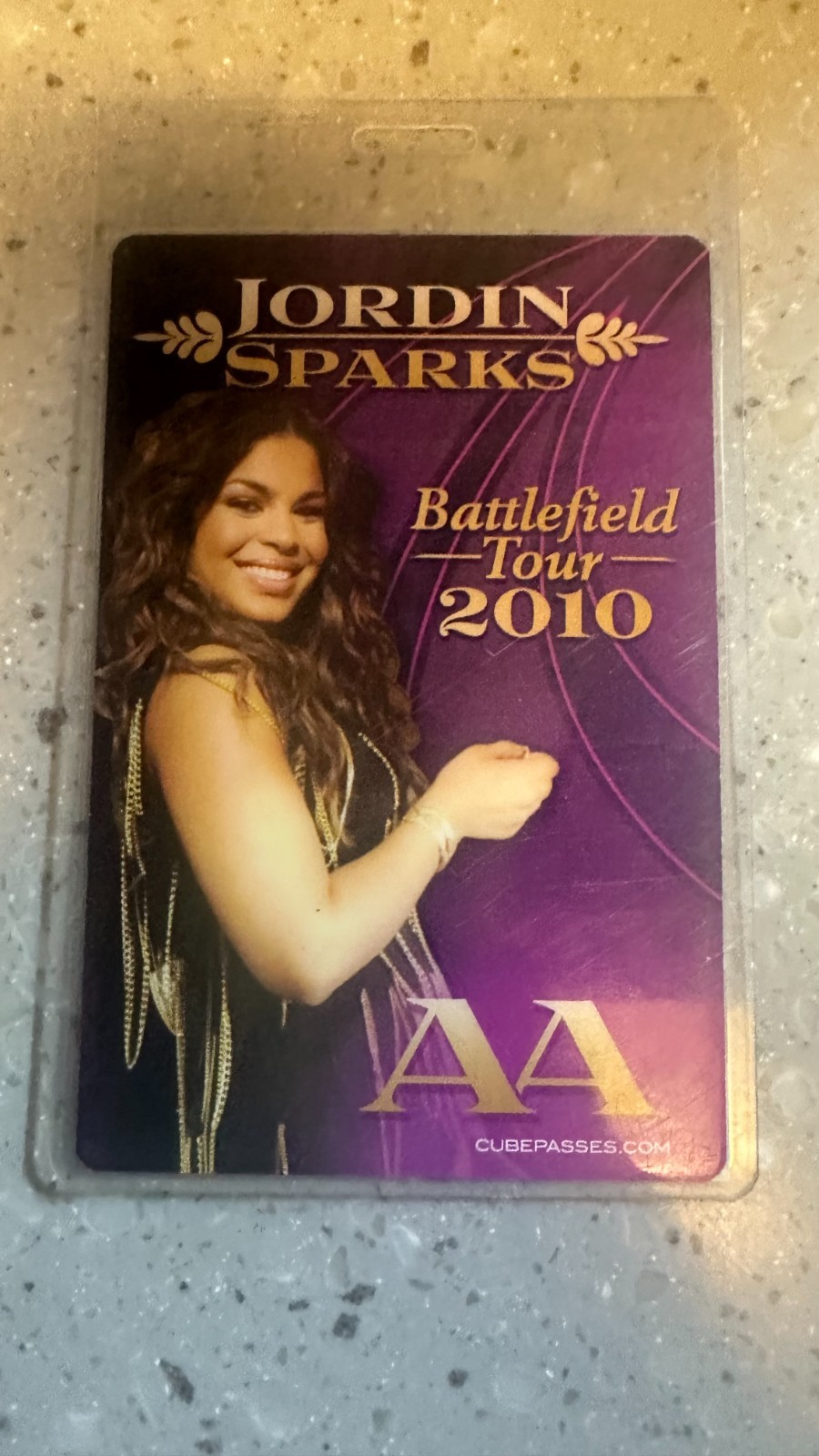road crew issued JORDIN SPARKS all access pass