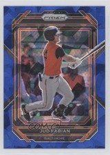 2023 Panini Prizm Blue Ice Prizm Jud Fabian #165 0g45