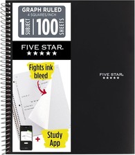 Black Spiral Notebook 100 Pages