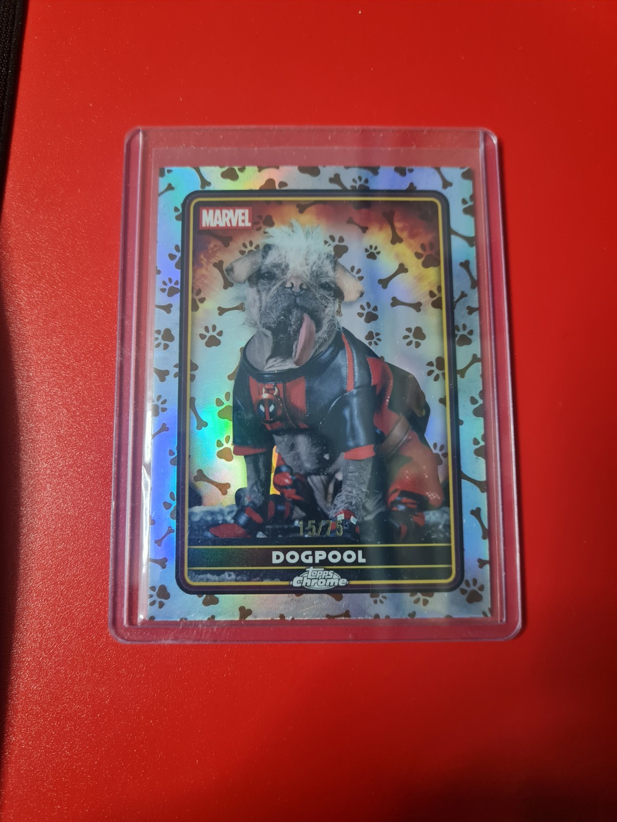 Carta Topps DEADPOOL Dogpool Refractor /75
