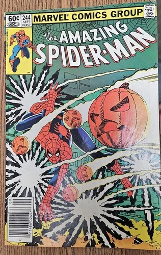 1983 AMAZING SPIDERMAN #244 3rd app. HOBGOBLIN  ROMITA JR art Black Cat MJW