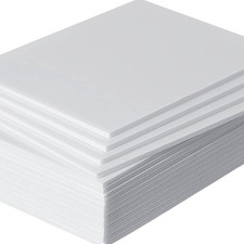 16 PCS White Foam Boards 11.7x16.5 Inch 3/16 Inch 5MM Thick Polystyrene Crafts